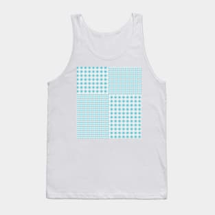 Swanning around Summer Blue Tank Top